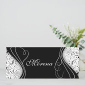 Invitation anniversaire horizontal de 50 ans (Debout devant)