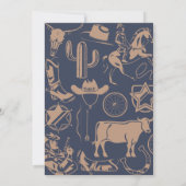 Invitation "Anniversaire Hullabaloo" Enfant Cowboy Occidental (Dos)