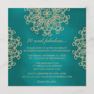 Invitations Faire Part Cartes Anniversaire Oriental Zazzle Be