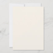 Invitation Anniversaire Jalons Plume Beige (Dos)
