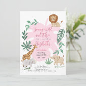 Invitation Anniversaire Jeune Sauvage Et Trois Fil (Debout devant)