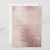 Invitation Anniversaire jumeau double adulte en bronze (Dos)