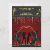Invitation Anniversaire Karaoke Soiree Musicale Mo (Devant)