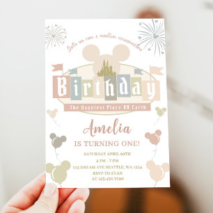 Invitation Anniversaire le plus heureux sur Terre Anniversair
