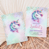 Invitation Anniversaire Licorne