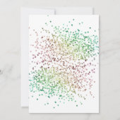 Invitation Anniversaire Licorne Magique Pailletée (Dos)