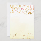 Invitation anniversaire licorne rose modifiable (Dos)