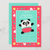 Invitation Anniversaire Lingokids avec Elliot (Devant / Derrière)