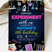 Invitation Anniversaire Mad Science