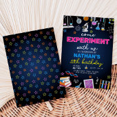 Invitation Anniversaire Mad Science