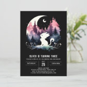 Invitation Anniversaire magique du petit chat (Debout devant)