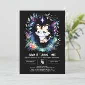 Invitation Anniversaire Majestic Boho Tiger (Debout devant)