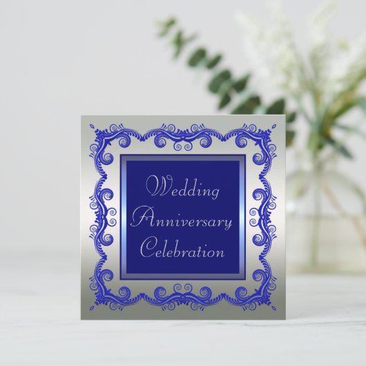 Invitation Anniversaire mariage (Debout devant)
