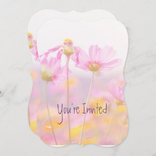 Invitation Anniversaire mariage Cosmos Garden Flower