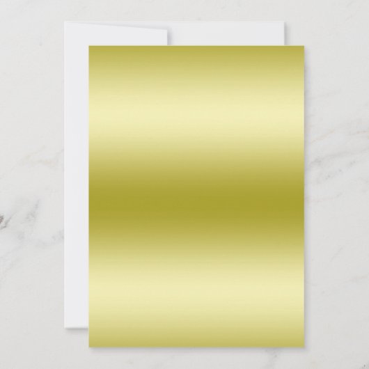 Invitation Anniversaire Mariage de l'année 50 d'or (Dos)