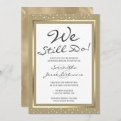 Invitation Anniversaire mariage Nous Faisons Toujours Elegant (Devant / Derrière)