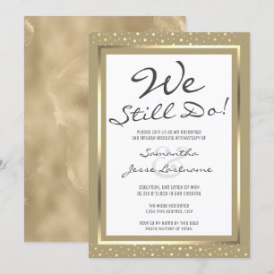 Invitation Anniversaire mariage Nous Faisons Toujours Elegant