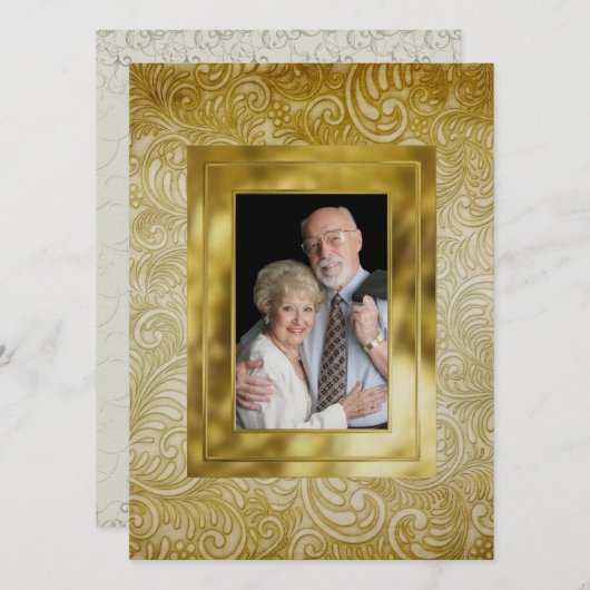 Invitation Anniversaire / Mariage - SRF (Devant / Derrière)