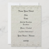 Invitation Anniversaire / Mariage - SRF (Dos)