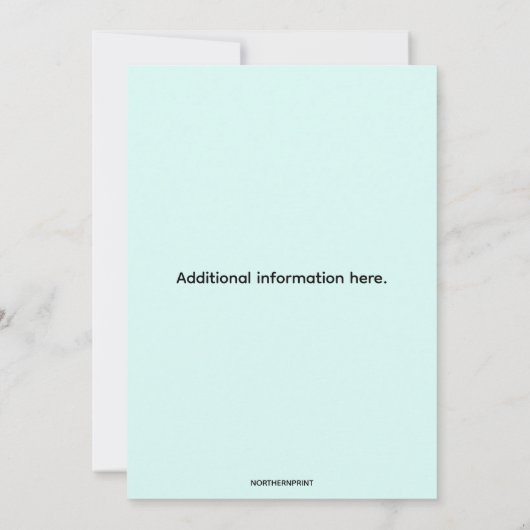 Invitation Anniversaire marin de l'espadon modifiable (Dos)