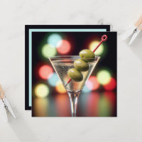 Anniversaire Martini verre