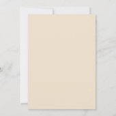Invitation Anniversaire Milestone en Dentelle Beige (Dos)