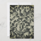 Invitation Anniversaire militaire de l'aigle étoile d'or (Dos)