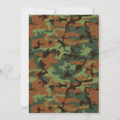Invitation Anniversaire Militaire Tout Âge (Dos)