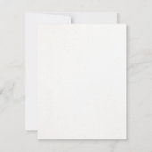 Invitation Anniversaire minimaliste (Dos)