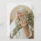 Invitation Anniversaire Minimaliste 70 Ans Adulte (Dos)