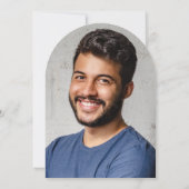 Invitation Anniversaire Minimaliste Adulte 30 ans (Dos)