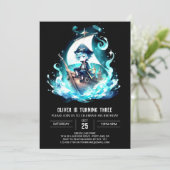 Invitation Anniversaire moderne de Whimsy Pirate (Debout devant)