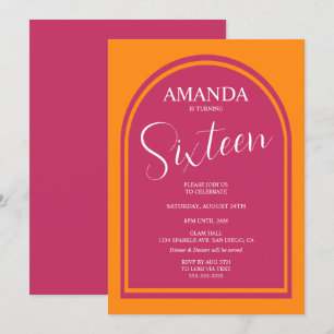 Invitation Anniversaire Moderne pour Tout Âge