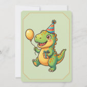 Invitation anniversaire modifiable pour garçon ave (Dos)