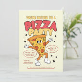 Invitation anniversaire modifiable pour une fête p (Debout devant)