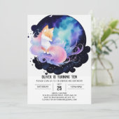 Invitation Anniversaire mystique du renard des bois (Debout devant)