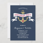Invitation Anniversaire nautique (Devant)