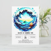 Invitation Anniversaire nautique (Debout devant)