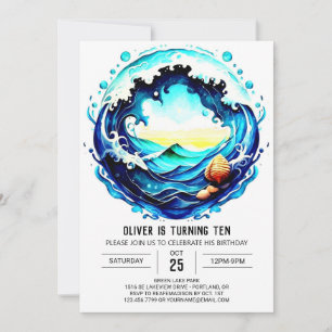 Invitation Anniversaire nautique