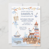 Invitation Anniversaire Nautique du phare (Devant)