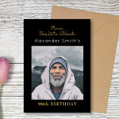 Invitation Anniversaire Noir Et Or