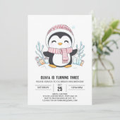Invitation Anniversaire numérique Dreamfake Snowflake (Debout devant)