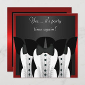 Invitation Anniversaire officiel Tuxedo Black Crav (Devant / Derrière)