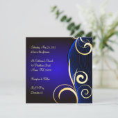 Invitation Anniversaire ou anniversaire spécial (Debout devant)