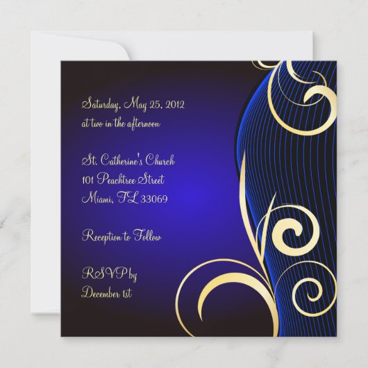 Invitation Anniversaire ou anniversaire spécial (Devant)