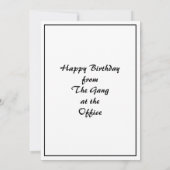 Invitation Anniversaire pandémique N'importe quel âge Drôle I (Dos)