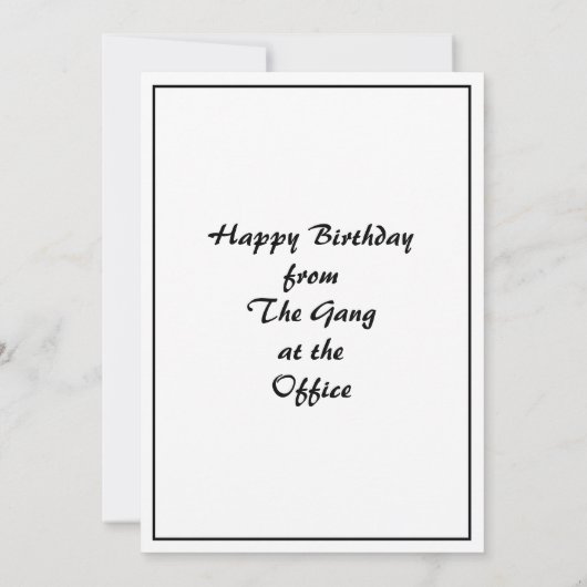 Invitation Anniversaire pandémique N'importe quel âge Drôle I (Dos)