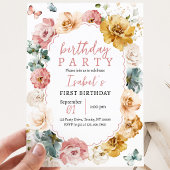 Invitation Anniversaire Papillon