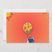 Invitation Anniversaire | Partie spatiale (Dos)