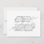 Invitation Anniversaire passé et présent de l'argent (Dos)